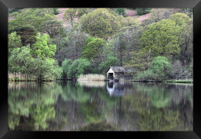 Serenity on Rydal Water Framed Print by James Marsden