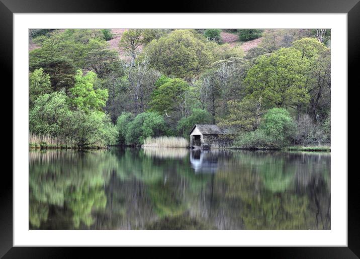 Serenity on Rydal Water Framed Mounted Print by James Marsden