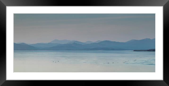 What a View Framed Mounted Print by James Marsden