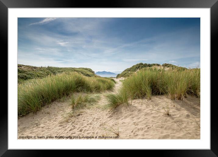 Newborough sand dunes Framed Mounted Print by North Wales Photography