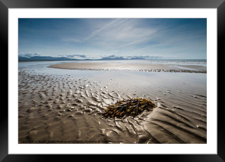 Newborough beach Anglesey Framed Mounted Print by North Wales Photography