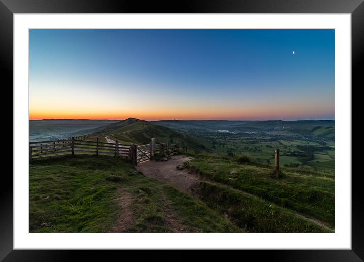 Chasing the Moon Framed Mounted Print by Nigel Smith