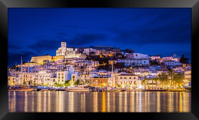 Ibiza Old town Framed Print by Ed Alexander
