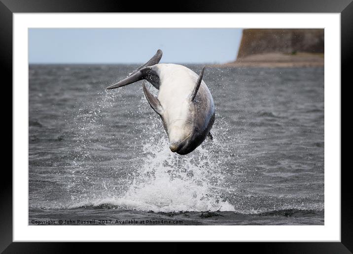 Backflip Framed Mounted Print by John Russell