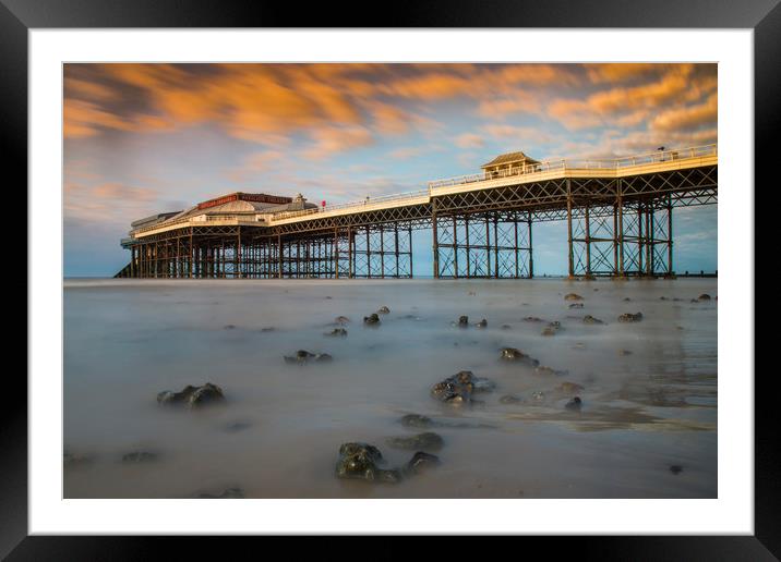 Serenity at Cromer Pier Framed Mounted Print by Mel RJ Smith