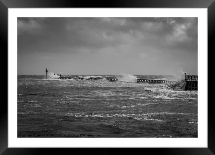 Tempestuous Symphony Framed Mounted Print by Mel RJ Smith