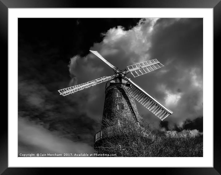 Whissendine Windmill Framed Mounted Print by Iain Merchant