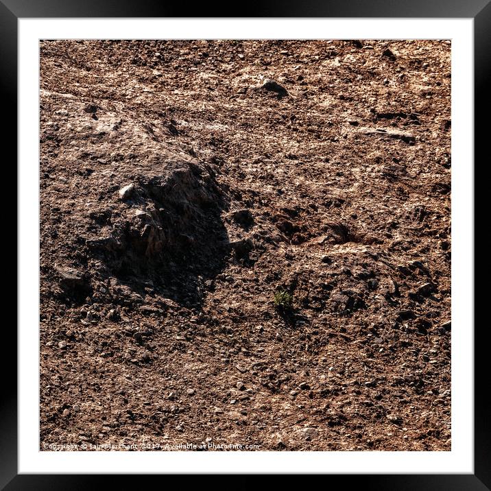 Wasteland View Framed Mounted Print by Iain Merchant