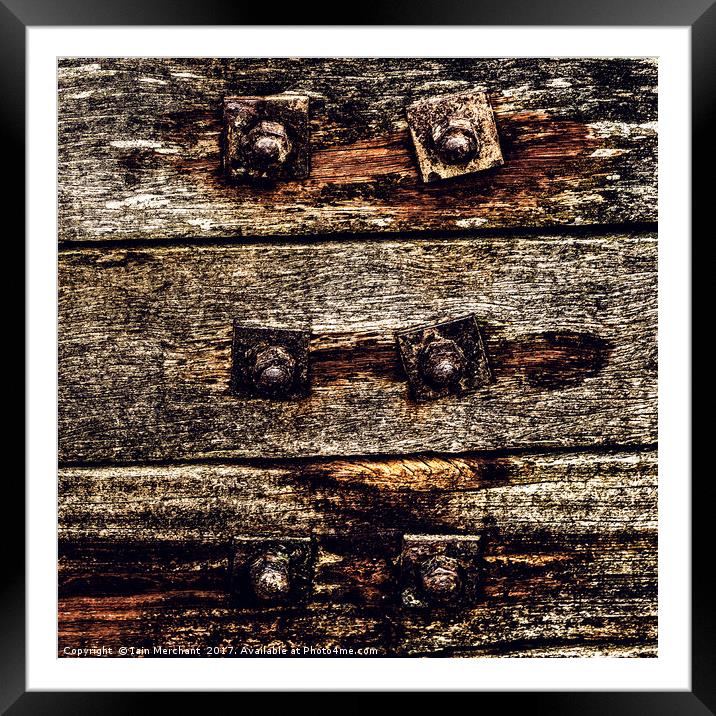 Weathered & Worn Framed Mounted Print by Iain Merchant