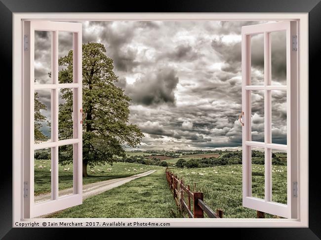 Window to the Weather Framed Print by Iain Merchant