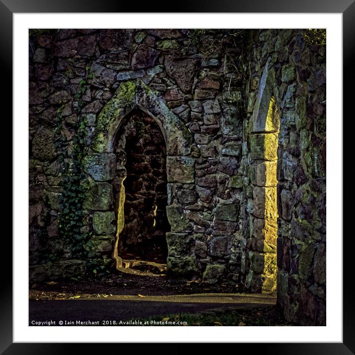 Sunlit Gate  Framed Mounted Print by Iain Merchant