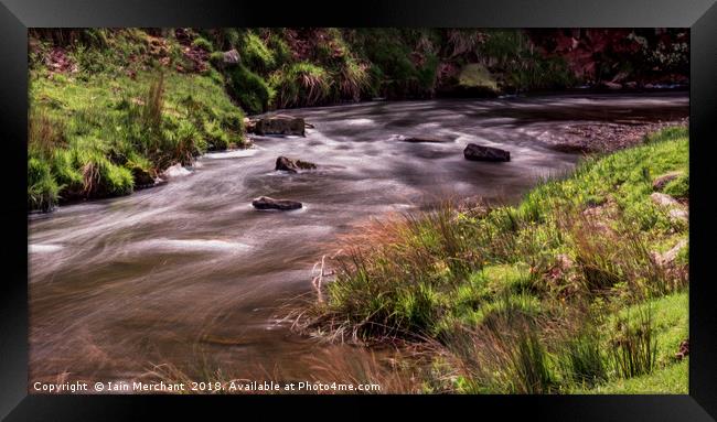 Stepping Stones Framed Print by Iain Merchant