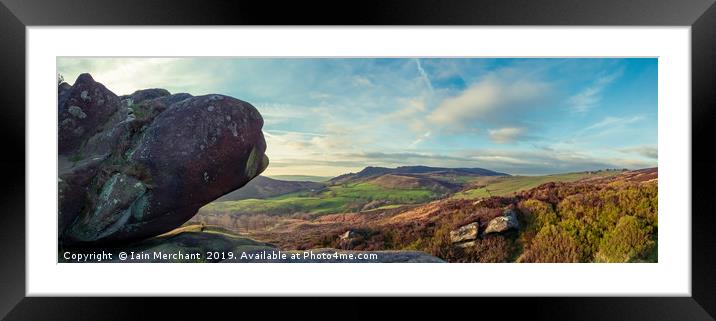 Peak Beauty Framed Mounted Print by Iain Merchant