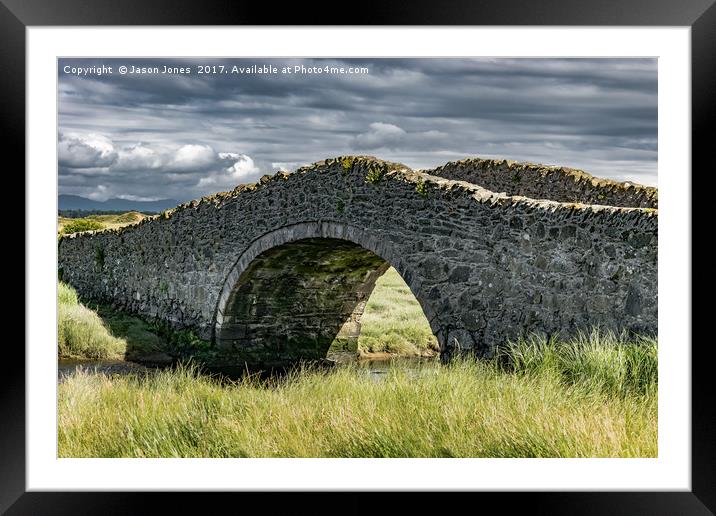 Eighteenth Century Bridge on Isle of Anglesey Framed Mounted Print by Jason Jones