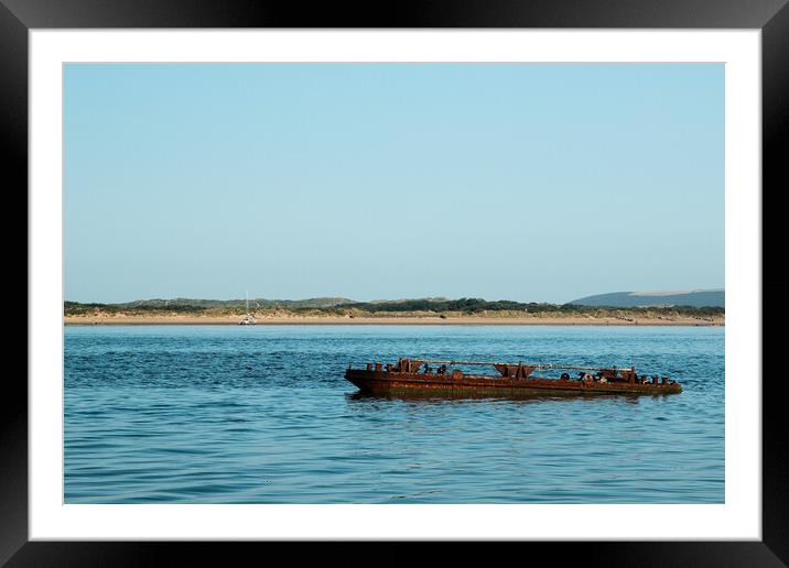 Calm waters Framed Mounted Print by Simon J Beer