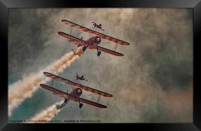 Wing Walkers Framed Print by Emma Woodhouse