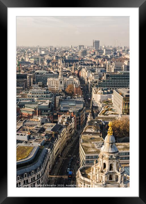 London Framed Mounted Print by Edward Kilmartin