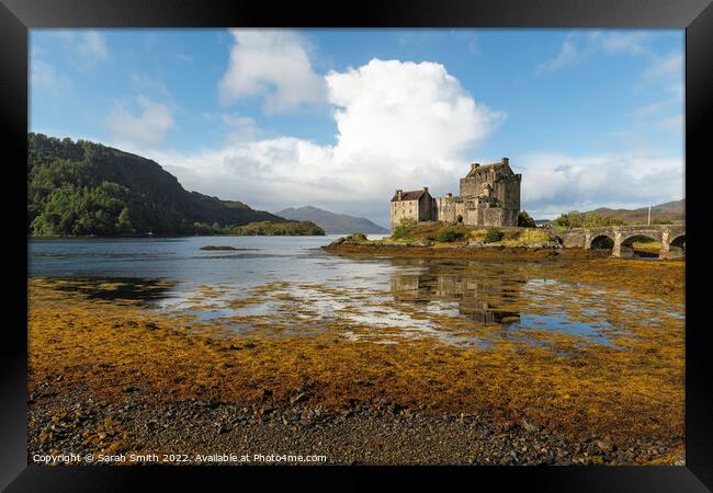 Castle Eilean Donan Framed Print by Sarah Smith