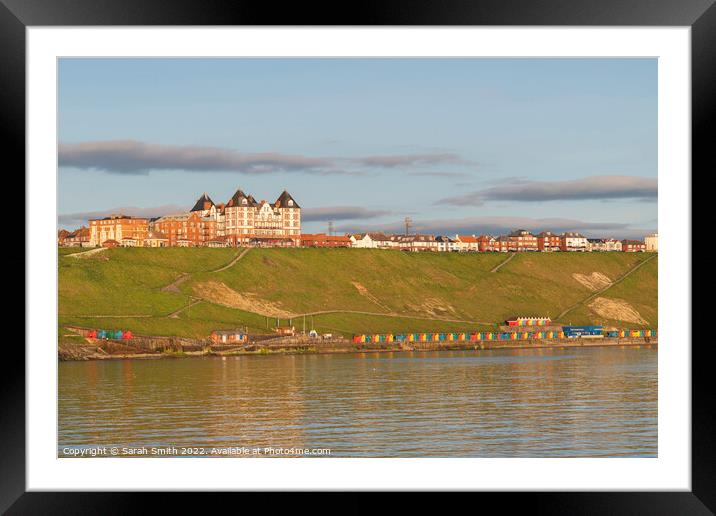 Whitby Seafront Framed Mounted Print by Sarah Smith