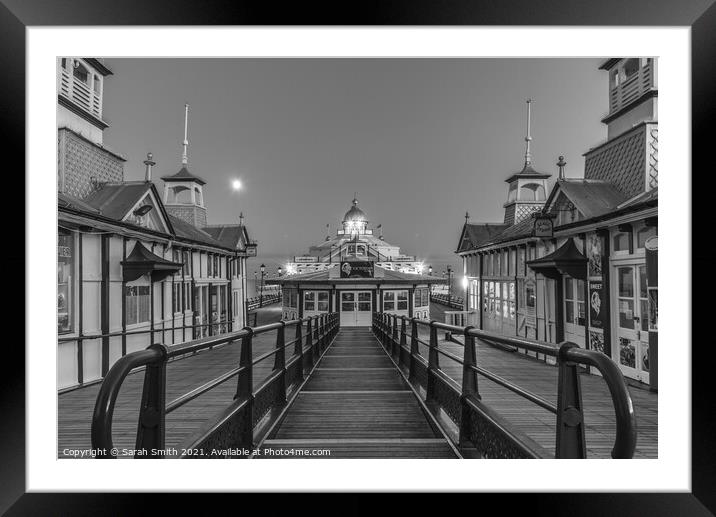 On the Pier Framed Mounted Print by Sarah Smith