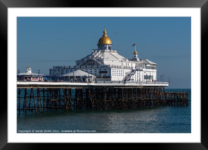Eastbourne Pier Theatre  Framed Mounted Print by Sarah Smith