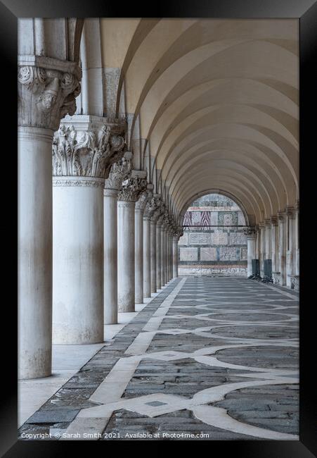 Doge's Palace Architecture Framed Print by Sarah Smith