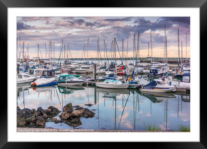 Southampton Town Quay Marina Framed Mounted Print by KB Photo