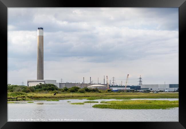 Fawley Power station, Southampton Framed Print by KB Photo
