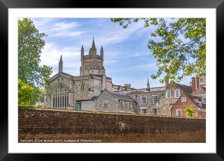 Majestic View of Winchester College Framed Mounted Print by KB Photo