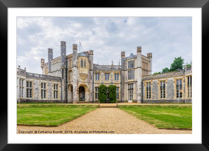 Highcliffe Castle in Dorset, England, UK Framed Mounted Print by KB Photo