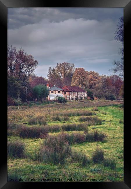 Itchen Navigation Meadows in Hampshire Framed Print by KB Photo