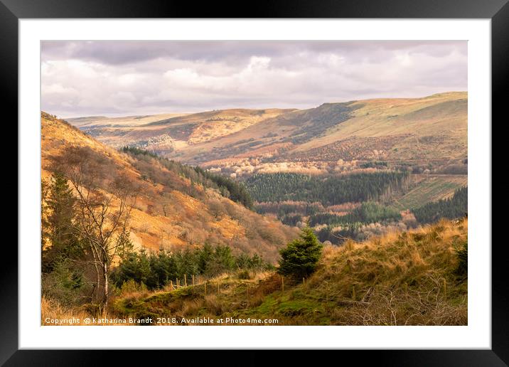 Abercynafon, Brecon Beacons Framed Mounted Print by KB Photo
