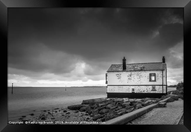 The Watch House along Lepe Beach, Hampshire Framed Print by KB Photo