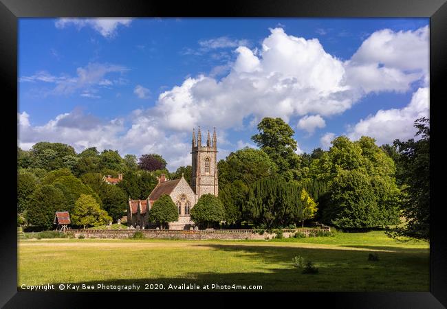 St Nicholas Church in Chawton, Hampshire Framed Print by KB Photo