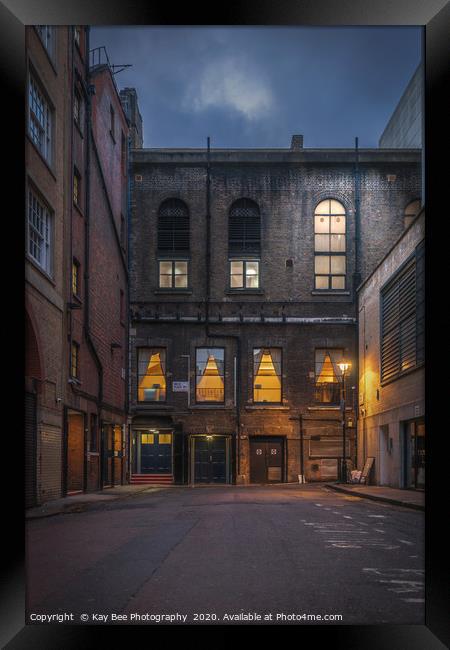 Empty street in London Soho Framed Print by KB Photo