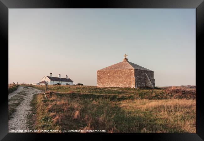 St. Aldhelm's Chapel in Dorset Framed Print by KB Photo