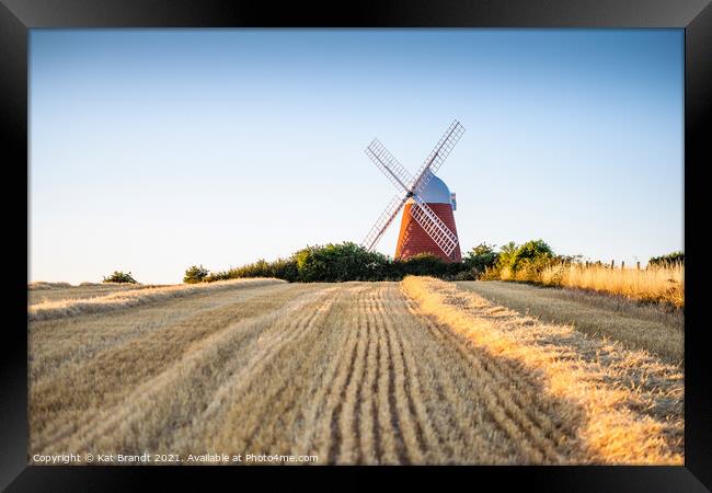 Halnaker Windmill, West Sussex, UK Framed Print by KB Photo