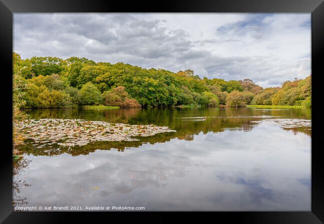Eyeworth Pond during Autumn Framed Print by KB Photo