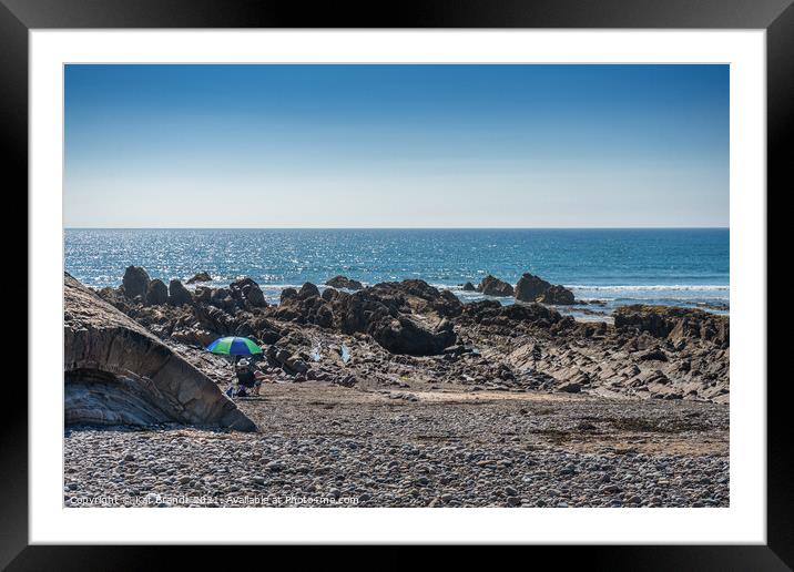 Bude Formation  Framed Mounted Print by KB Photo