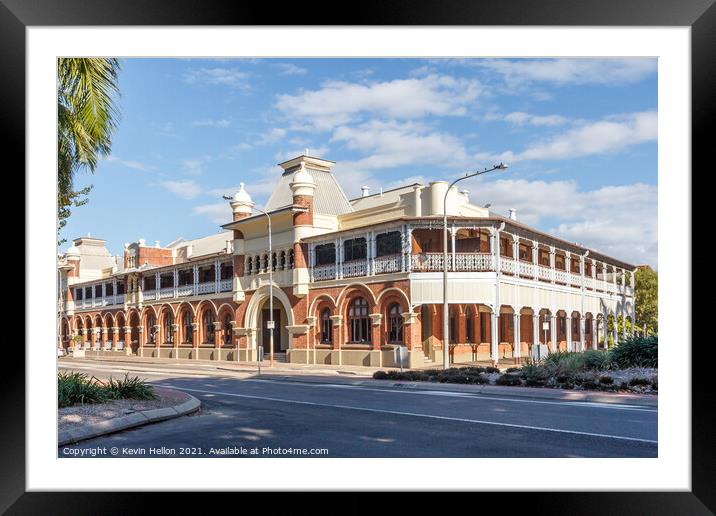 Townsville customs house. Framed Mounted Print by Kevin Hellon