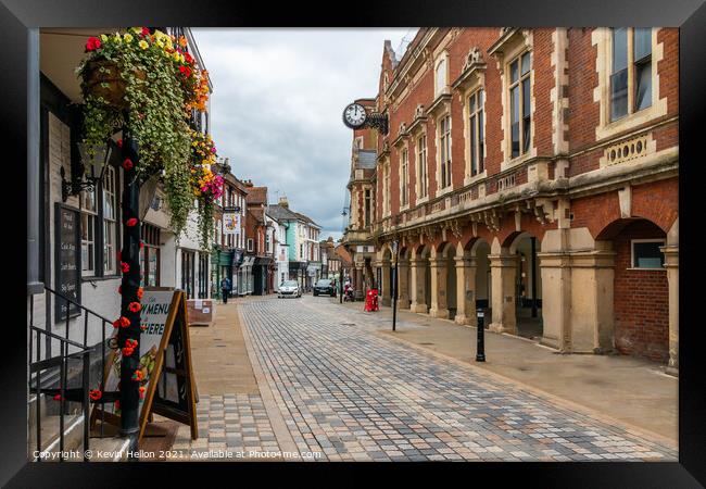 The Town Hall in old Hemel Hempstead Framed Print by Kevin Hellon