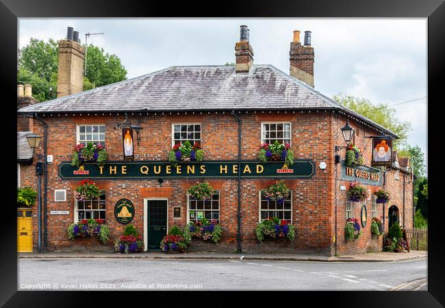 The Queen's Head, Chesham Framed Print by Kevin Hellon