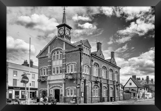 The Town Hall, Thame,  Framed Print by Kevin Hellon