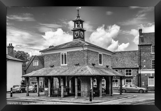 The Market House, Princes Risborough,  Framed Print by Kevin Hellon