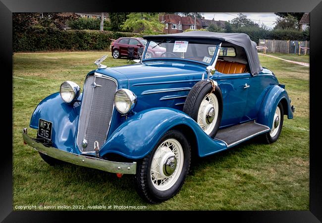 1934, Chevrolet Roadster Framed Print by Kevin Hellon