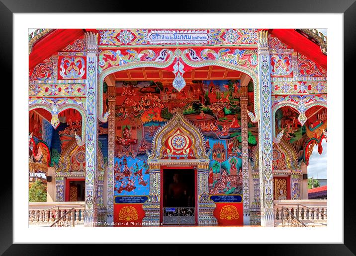 Wat Hua Wiang Taj, Framed Mounted Print by Kevin Hellon