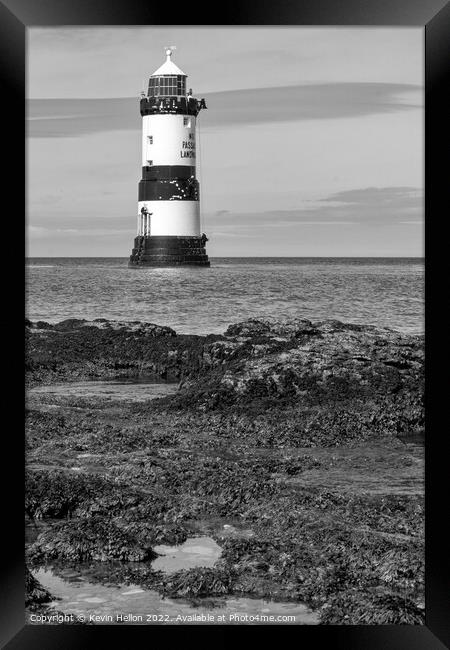 Penmon Lighthouse, Framed Print by Kevin Hellon