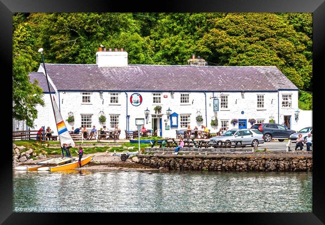 The Ship Inn, Red Wharf Bay Framed Print by Kevin Hellon