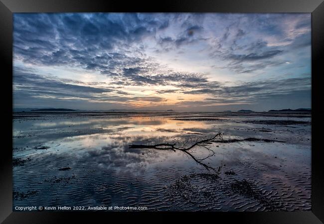 Dawn in Phang Nga Bay f Framed Print by Kevin Hellon