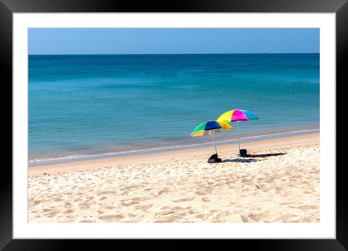 Beach life Framed Mounted Print by Kevin Hellon